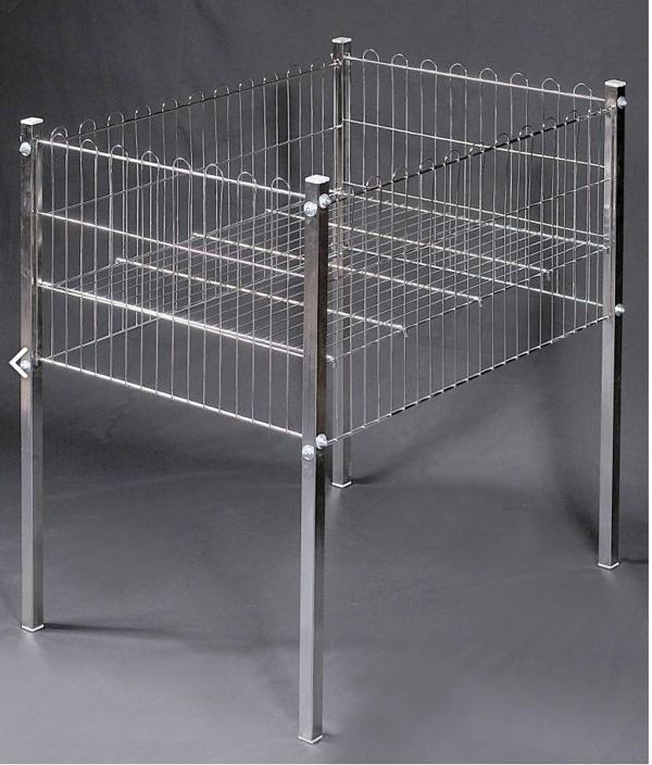 60x80 Cm (Krom Profil Ayaklı) Havuz Sepet - Market, Mağaza, Teşhir, Vitrin, Promosyon Havuz Sepeti - Image 1