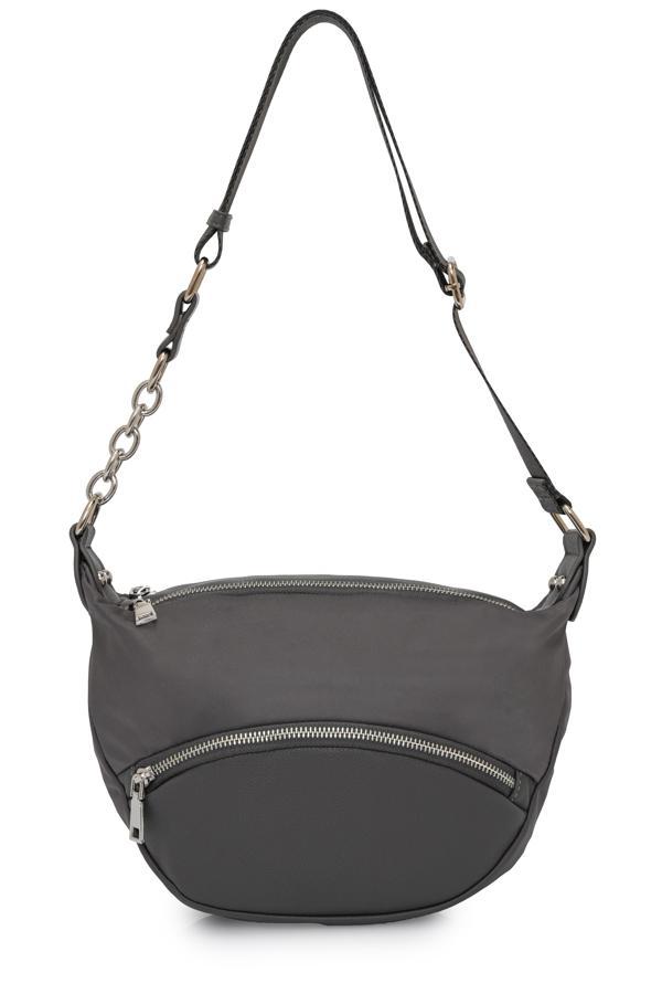 Cambirdge Polo Club Zincir Detaylı Fermuarlı Kadın Omuz Çantası MB15 - Image 1