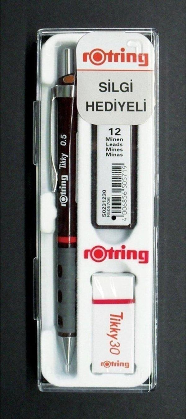 Rotring Okul Seti Versatil Kalem + Min + Silgi 0.5 Mm Karışık Renk RO-KK07-05 - Image 1