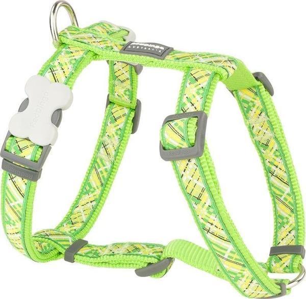 Reddingo Flanno Desenli Lime Köpek Göğüs Tasması M /20mm - Image 1