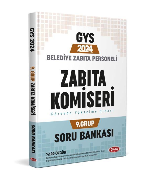 Data Yayınları 2024 GYS Belediye Zabıta Personeli Zabıta Komiseri 9. Grup Soru Bankası Görevde Yükselme - Data Yayınları - Image 1