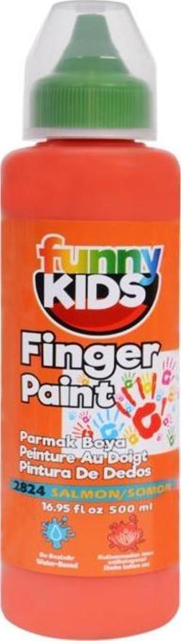 Funny Kids Parmak Boyası Somon 500 ml - Image 1