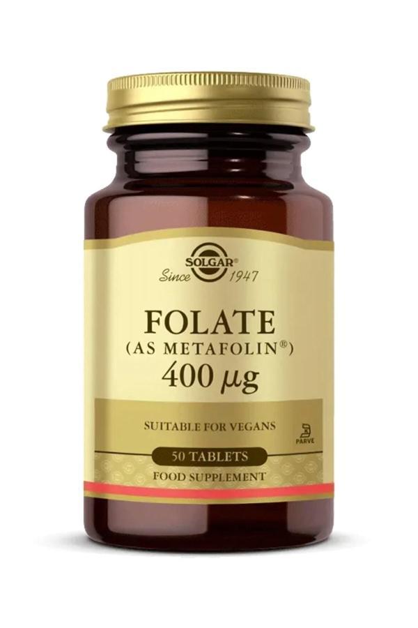 Solgar Folate 400 Mcg 50 Tablet - Image 1