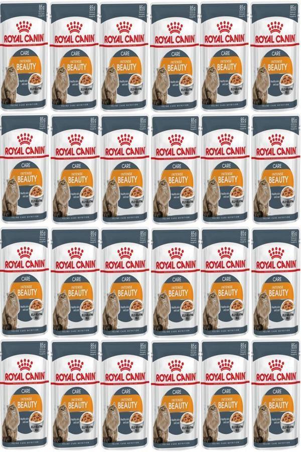 Royal Canin Intense Beauty Jel İçinde Yetişkin Kedi Konservesi 85gr 24 Adet - Image 1