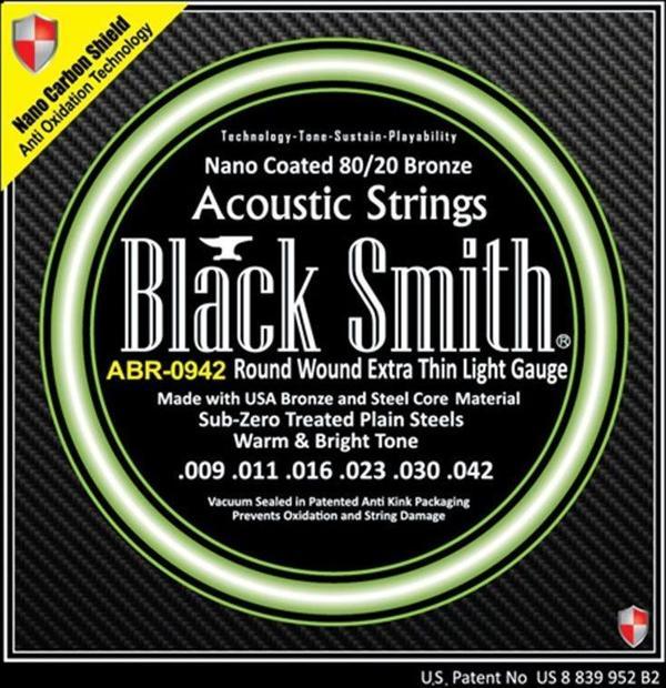 Black Smith ABR-0942 Extra Thin Light (009 - 042) Akustik Gitar Teli - Image 1