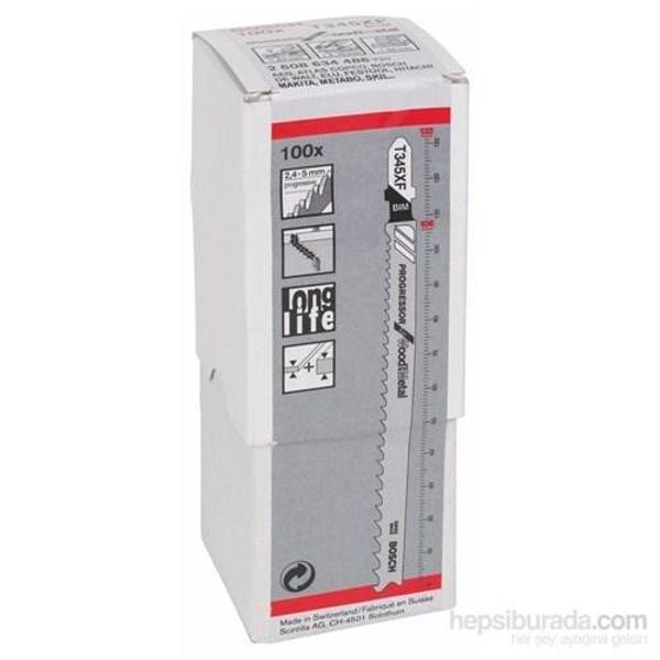 Bosch Ahşap Ve Metal İçin T 345 Xf Dekupaj Testeresi Bıçağı - 100 Adet - Image 1