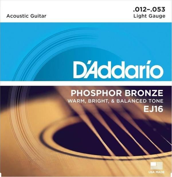 DADDARIO EJ16 Akustik Gitar Tel Seti - Image 1