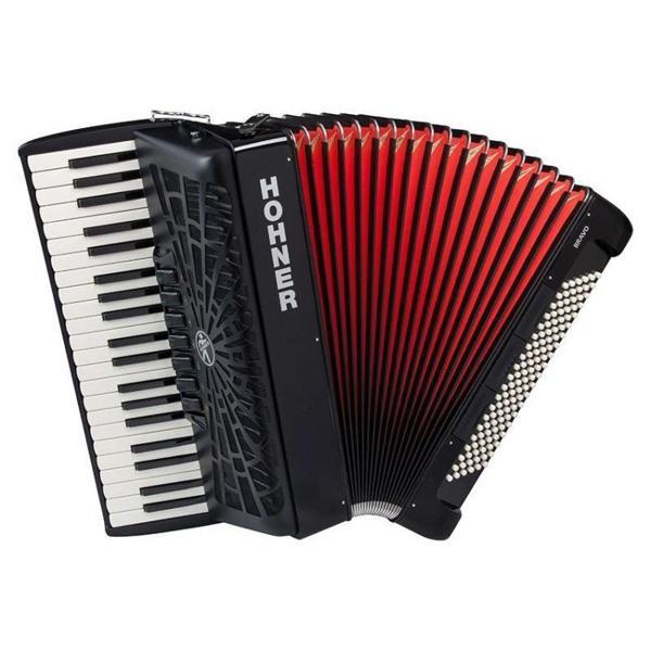 Hohner A16822 Bravo III 120 Akordiyon (Siyah) - Image 1