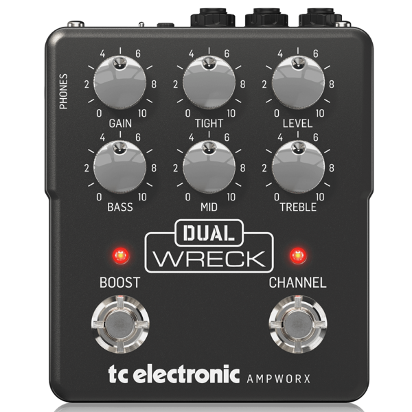 TC Electronic DUAL WRECK PREAMP Pedalı - Image 1