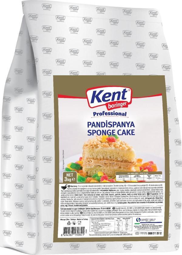 Kent Boringer Pandispanya Sade Kek 3 Kg - Image 1