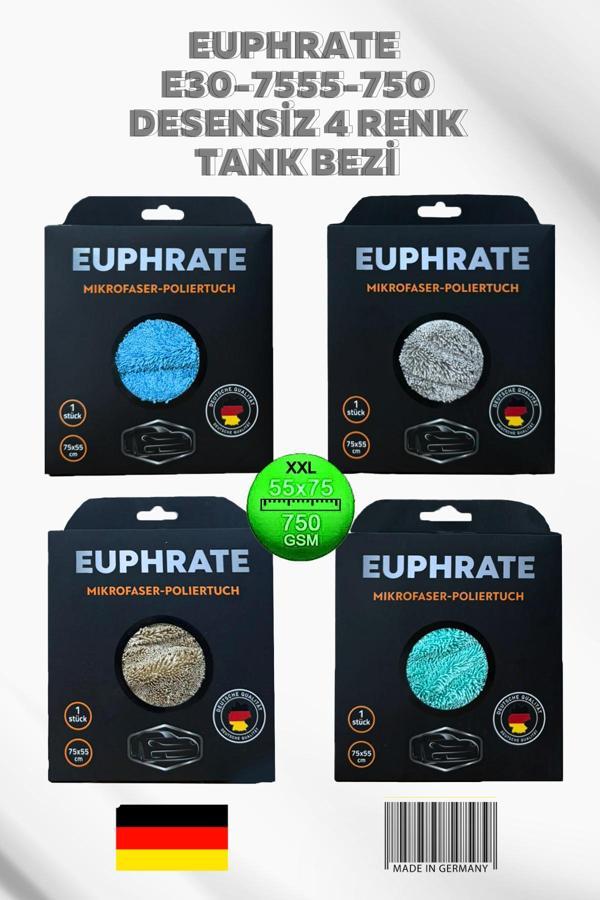 Euphrate Alman Üretim Mikrofiber Tank Bezi 75X55 Ürün Kodu E30-7555-750 Desensiz (1Adet) - Image 1
