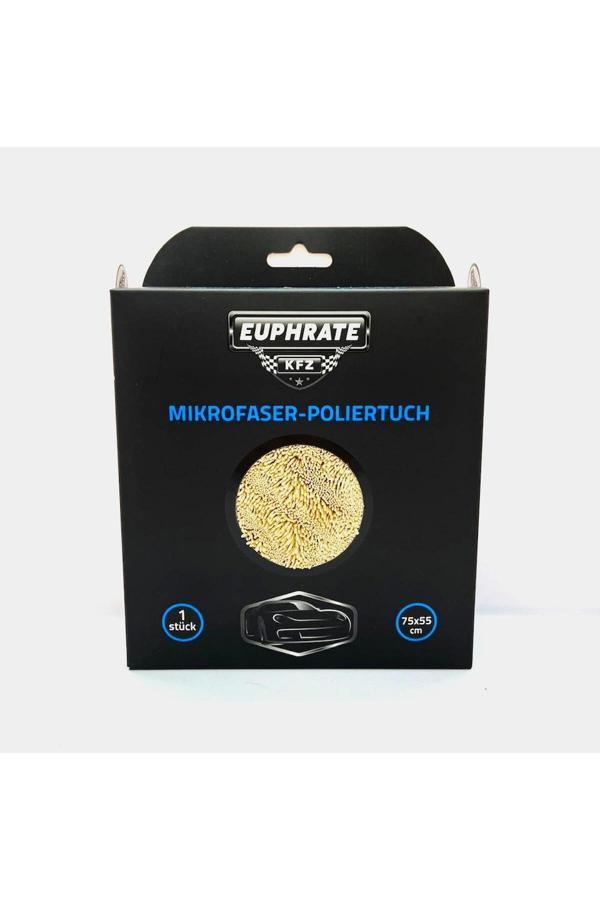 Euphrate Mikrofiber Oto Kurulama Ve Temizlik Alman Tank Bezi 75X55 Cm. Renk: Kahve 750 Gsm - Image 1