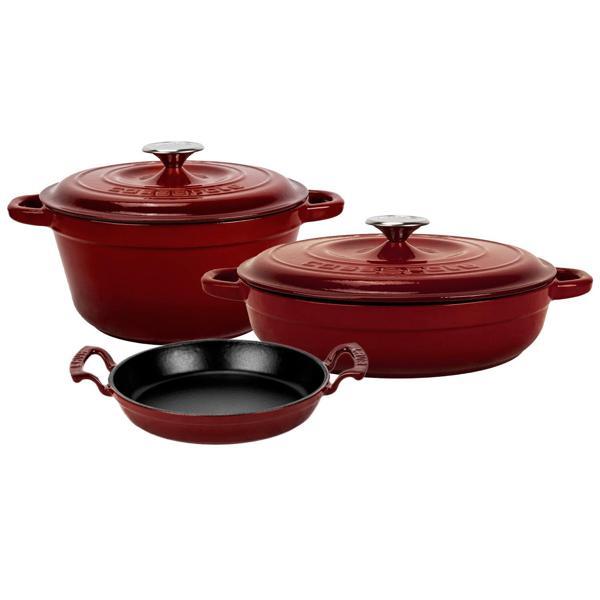 LAVA Döküm Bordo Serisi 5 Parça Set – Sıcak Lezzetler, Göz Alıcı Renk - Image 1