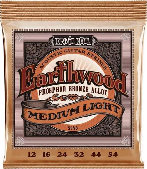 Ernie Ball P02146 Regular Slinky Acoustic   Bronze 12-54 Akustik Gitar Teli - Image 1