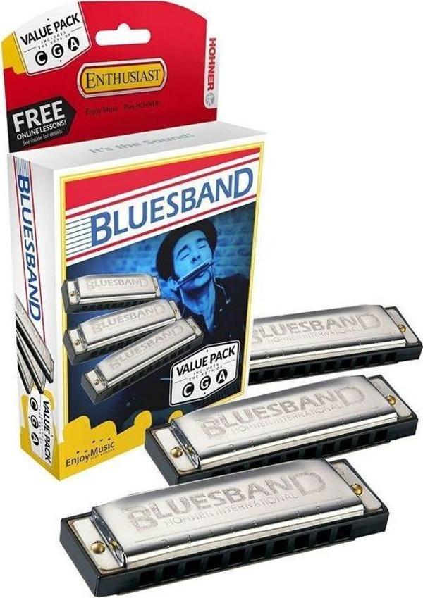 Hohner Blues Mızıka Seti (Do-Sol-La Majör) - Image 1