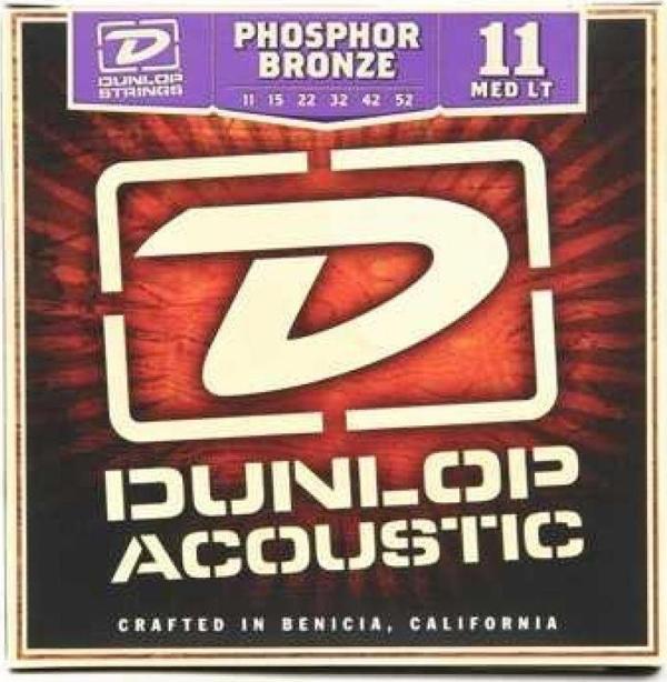 Jim Dunlop DAP1152 Phosphor Bronze Akustik Gitar Teli (11-52) - Image 1