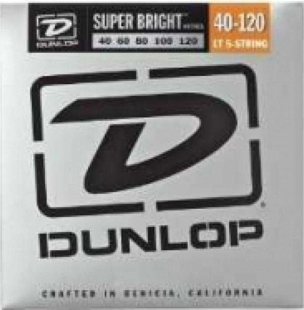 Jim Dunlop DBSBN40120 Nickel 5 Telli Bas Gitar Seti (40-120) - Image 1
