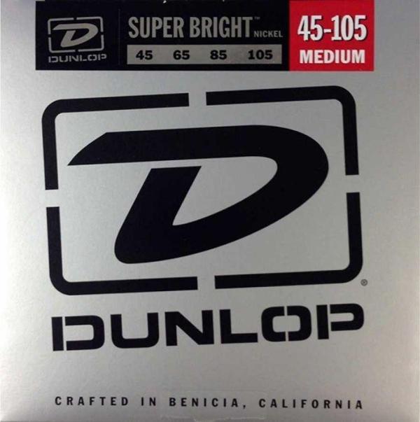 Jim Dunlop DBSBN45105 Nickel 4 Telli Bas Gitar Teli (45-105) - Image 1