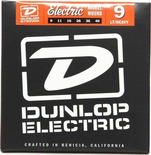 Jim Dunlop DEN0946 Nickel Wound Light Elektro Gitar Teli (9-46) - Image 1