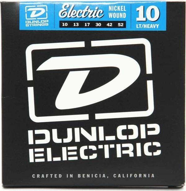 Jim Dunlop DEN1052 Nickel Wound LT Heavy Elektro Gitar Teli (10-52) - Image 1