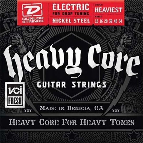 Jim Dunlop DHCN1254 Heavy Core Elektro Gitar Teli (12-54) - Image 1