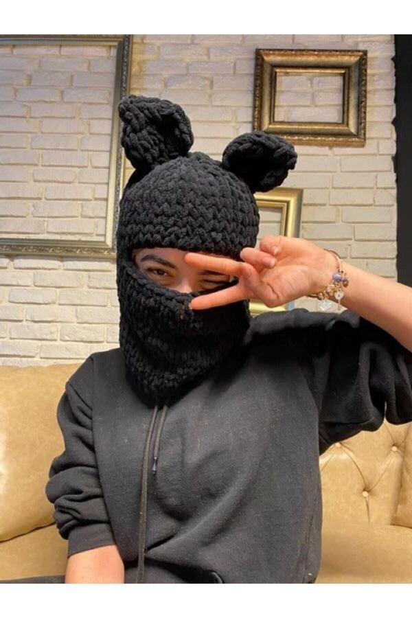 Emgcraft Balaclava / Kar Maskesi / Balaklava Kedi Kulak Bere - Image 1