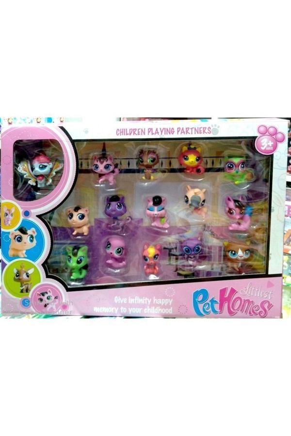 Scn Toys Oyuncak Miniş Seti 15Li Miniş Seti Littlest Petshop 15 Li Miniş Figür Seti Oyuncak Minişler - Image 1