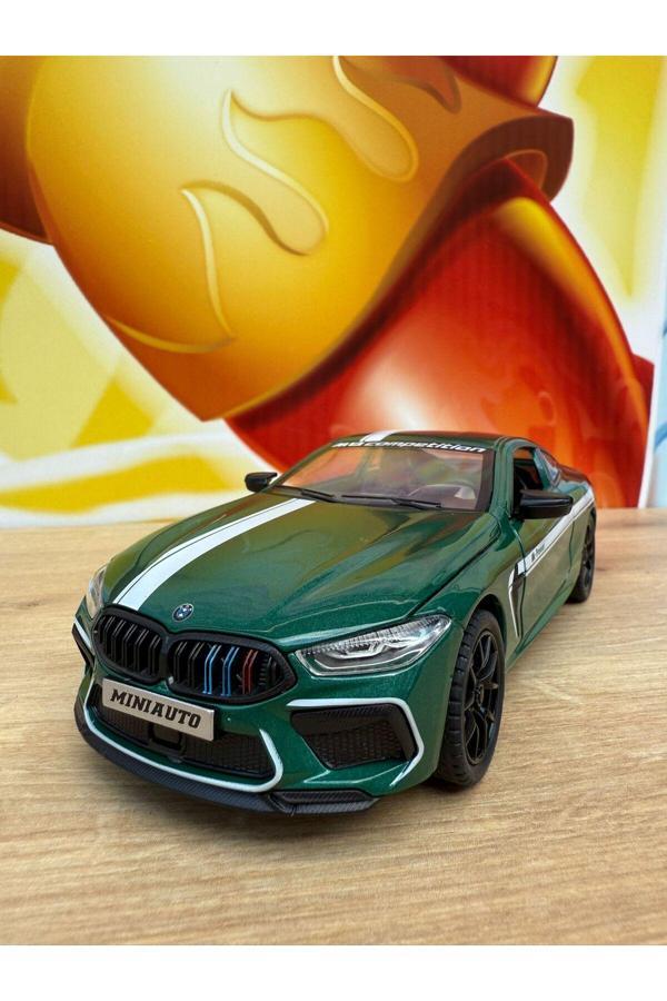 Scn Toys 1:24 Bmw M8 Diecast Model Araba Açılan Kapılar Sesli Işıklı Bmw M8 Diecast Metal 1.24 Araba - Image 1