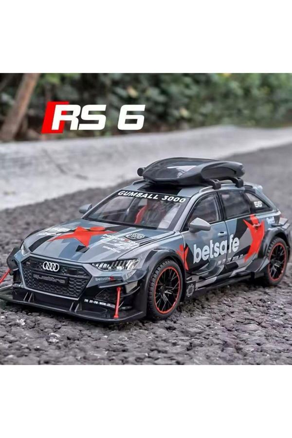 Scn Toys Audi Rs6 Araba Station Wagon 1:24 Diecast Metal Model Araba Koleksiyon Araba Modifiyeli - Image 1