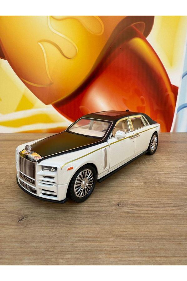 Scn Toys Rolls Royce Sweptail 1:24 Ölçek Sesli Ve Işıklı Metal Çek Bırak Oyuncak Araba - Image 1