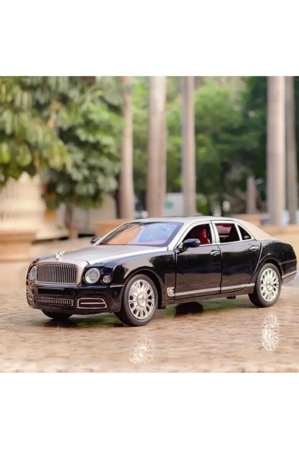 Scn Toys Bently 1:24 Diecast Metal Model Araba Koleksiyon Araba Sesli Işıklı 21 Cm Bently Mulsanne Araba - Image 1