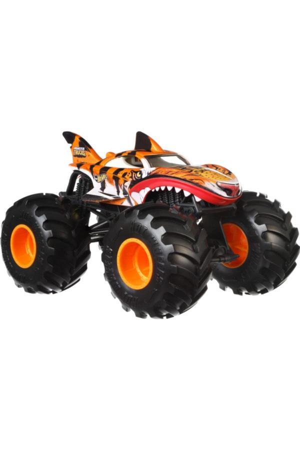 Hot Wheels Monster Trucks 1:24 Arabalar Tiger Shark - Image 1