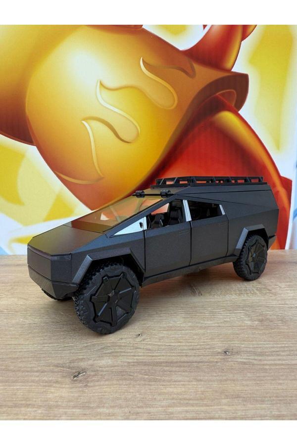 Scn Toys Tesla Cybertruck 1:24 Diecast Tesla Cybertruck Model Araba Sesli Işıklı Diecast Araba - Image 1