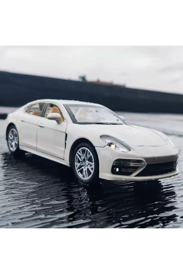 Scn Toys 1:24 Porsche Panemera Diecast Araba Sesli Işıklı Koleksiyonluk Porsche Panamera Araba - Image 1