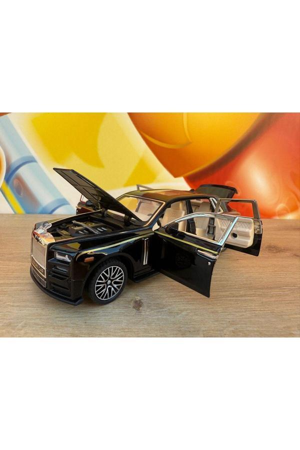 Scn Toys 1:24 Çek Bırak Işıklı Ve Sesli Metal Rolls Royce Sweptail Model Diecast Araba Açılabilir Kapılar 18 - Image 1