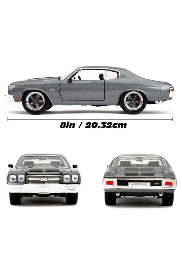 Sec Toys 1:24 1970 Chevrolet Chevelle Ss Fast Furıous Diecast Araba Kapı Bagaj Kaput Açılır - Image 1