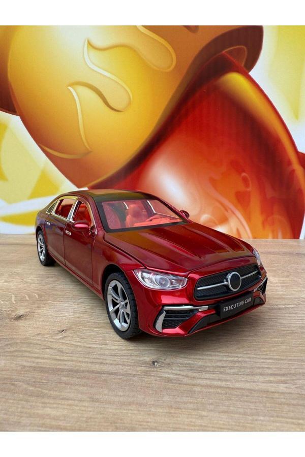 Scn Toys Mercedes Metal Araba 23 Cm Sesli Işıklı Kapılar Bagaj Kaput Açılır Oyuncak Demir Araç - Image 1