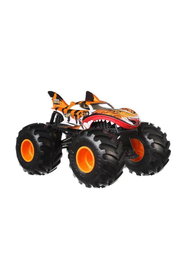 Hot Wheels 1:24 Monster Trucks Arabalar - Tiger Shark - Image 1