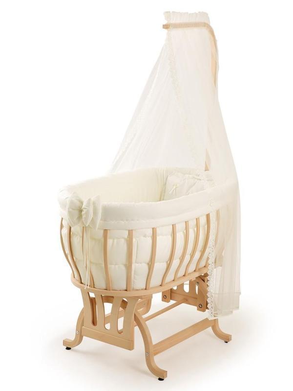 Tahterevalli Mika Beşik/Anne Yanı Fiyonklu Organik - StandartStandart - Image 1