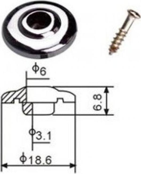 Dr. Parts SR2/GD Bass String Retainers (Gold) - Image 1