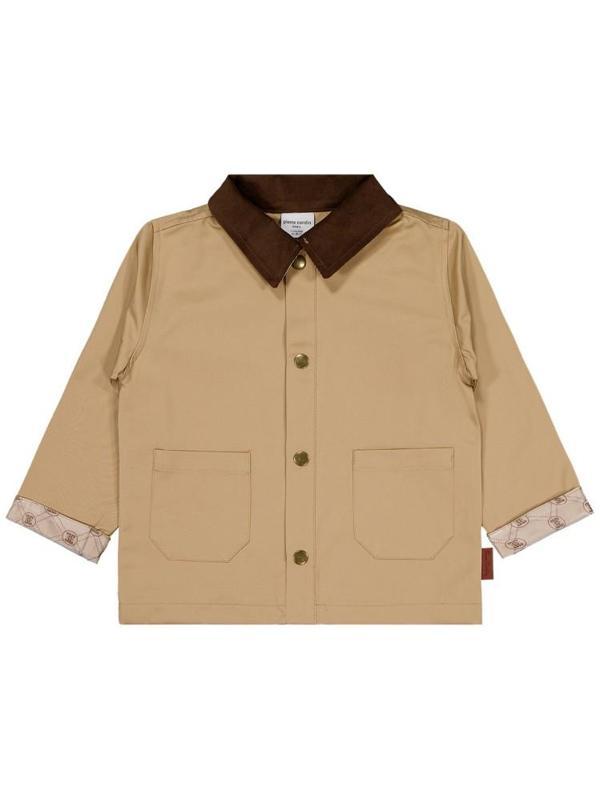 Pierre Cardin Gömlek Yaka 2-5 Yaş Mont - Bej 5-6 Yaş - Image 1