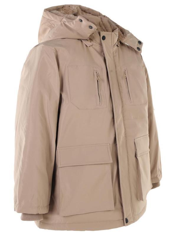 Civil Boys Kolu Cepli Parka 10-13 Yaş Mont - Bej 13-14 Yaş - Image 1