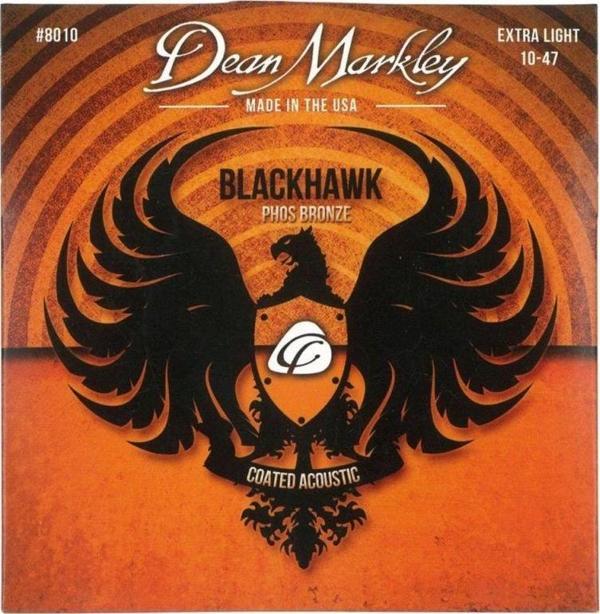 Dean Markley Blackhawk 8010 Kaplamalı Extra Light Akustik Gitar Takım Tel - Image 1
