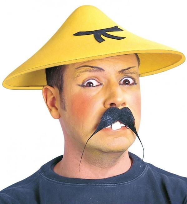 BFS   Uzak Doğu Asyalı Çin Japon Şapkası Sarı Renk - Image 1