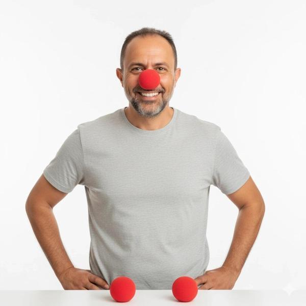 2 Adet Palyaço Burnu Sünger Palyaço Burnu - Image 1