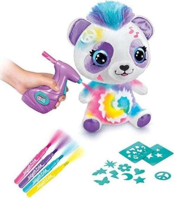 Airbrush Plush Peluş Panda - Image 1