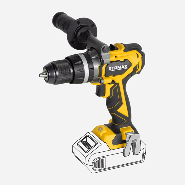 RTRMAX KÖMÜRSÜZ AKÜLÜ DARBELİ MATKAP 70 NM(AKÜSÜZ) X-LİON - Image 1