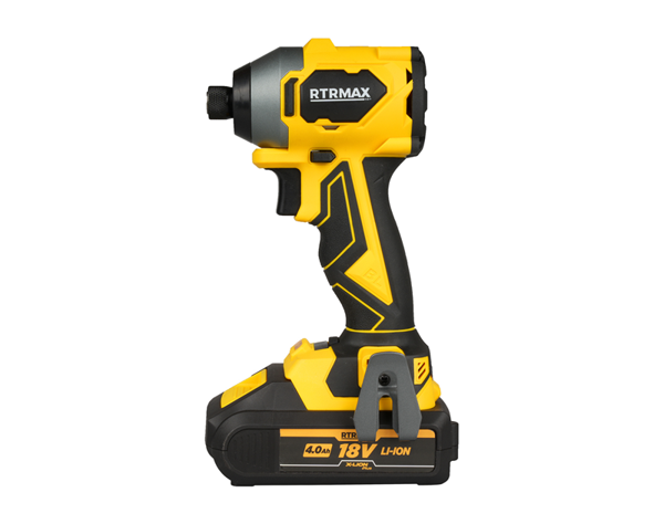 RTRMAX KÖMÜRSÜZ AKÜLÜ TORKLU VİDALAMA 230 NM 2*4 AH PLUS AKÜ X-LİON - Image 1