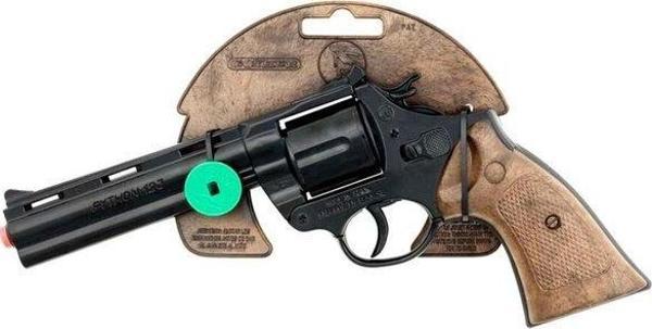 Gonher Revolver 12'li Uzun Namnulu Siyah Metal Polis Koleksiyon Tabancası - Image 1