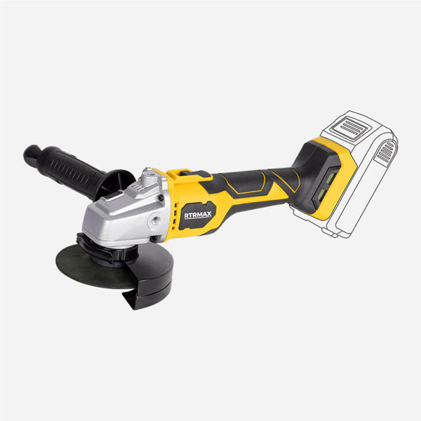 RTRMAX KÖMÜRSÜZ AKÜLÜ AVUÇ TAŞLAMA 115 MM (AKÜSÜZ) X-LİON - Image 1